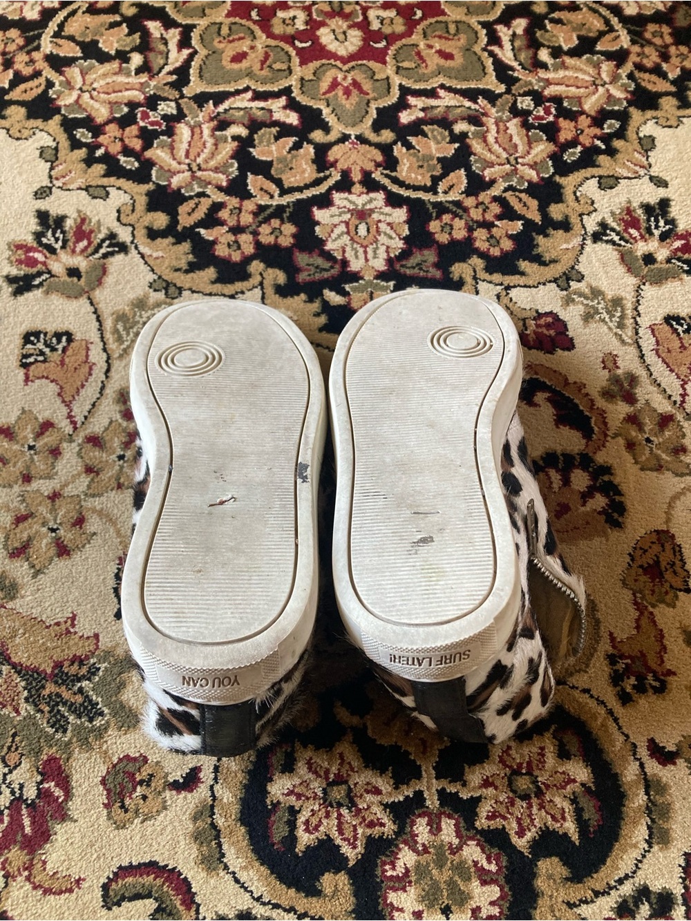 P448 Leopard Print High Tops - Picture 5 of 7